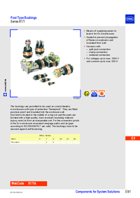 Thumbnail of document Data Sheet Post Type Bushings Series 8171 EN 20192